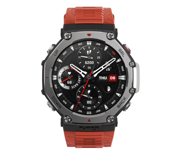 Amazfit T-Rex 3 Lava Black - 1280599 - zdjęcie 2